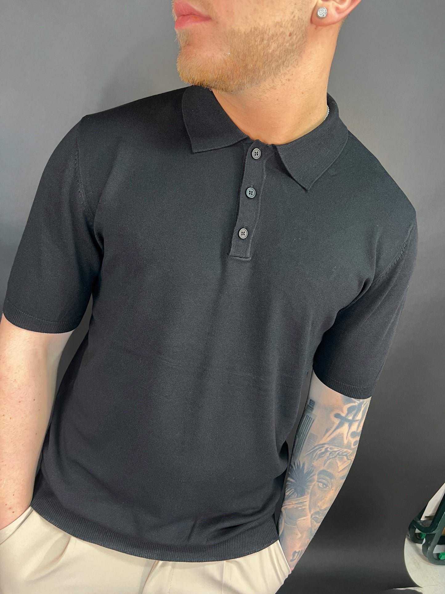 Polo nera premium
