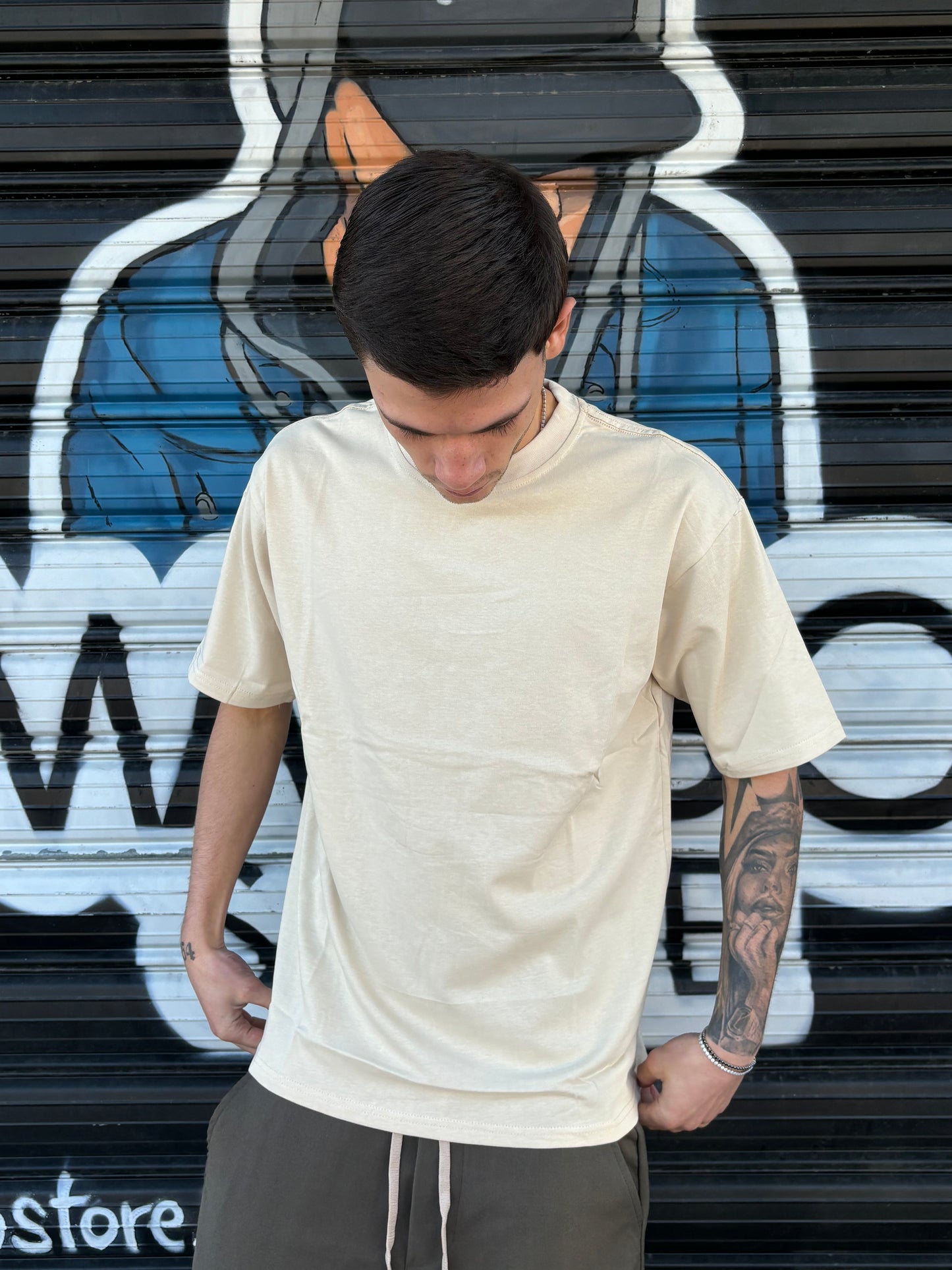T-shirt premium crema