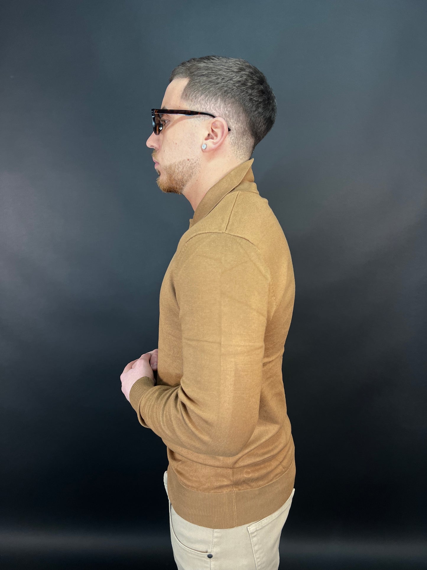 Polo lunga marroncina