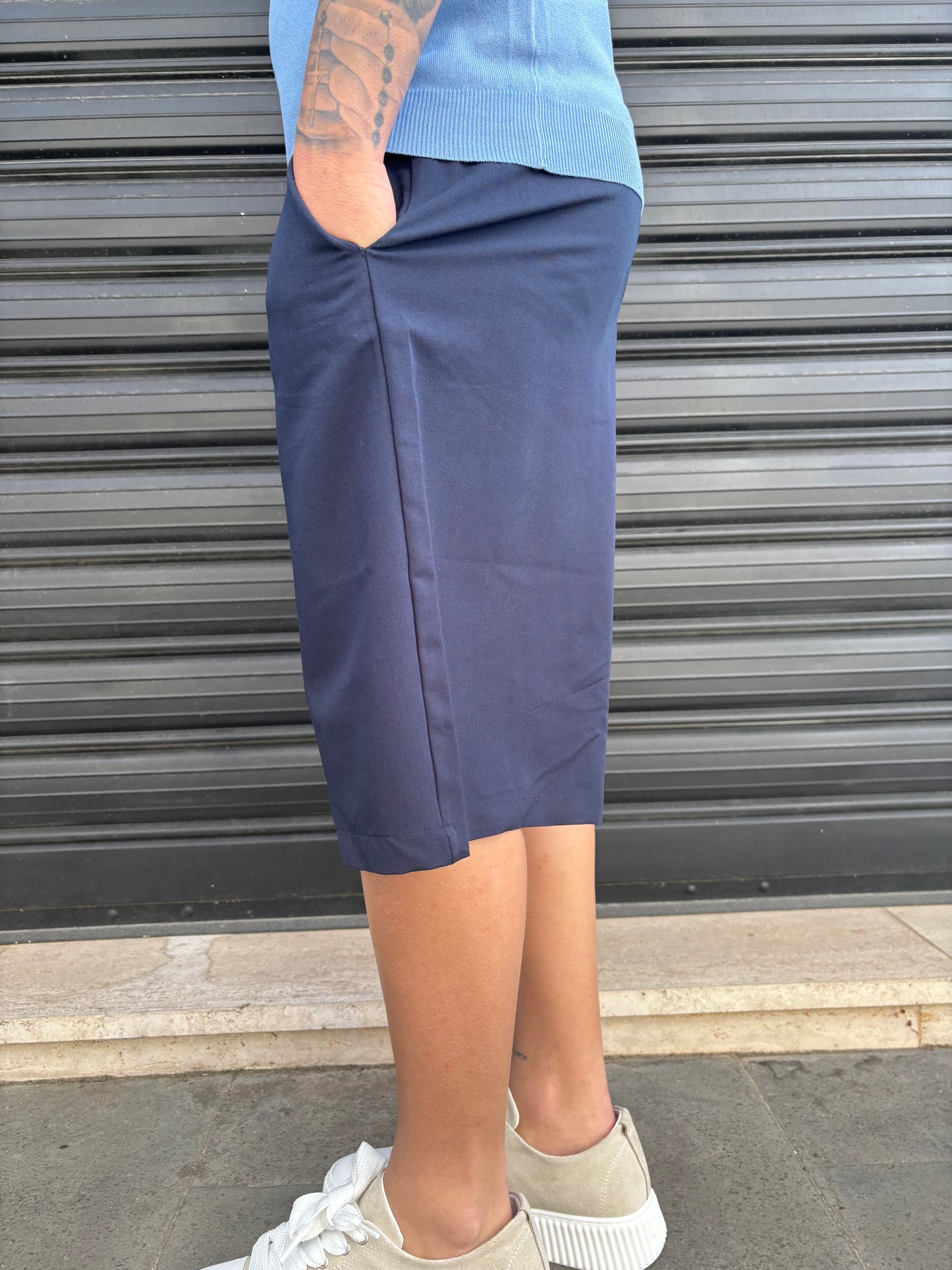 Pantaloncino classico blu