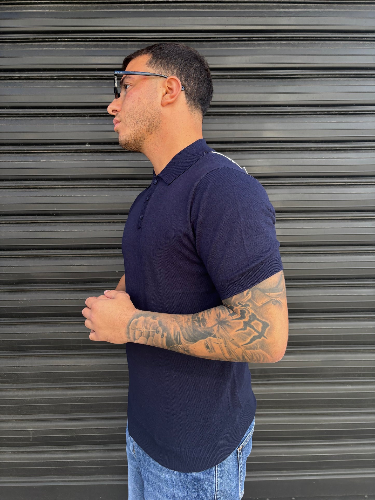 Polo blu