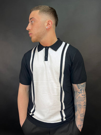 Polo parker bianca e nera