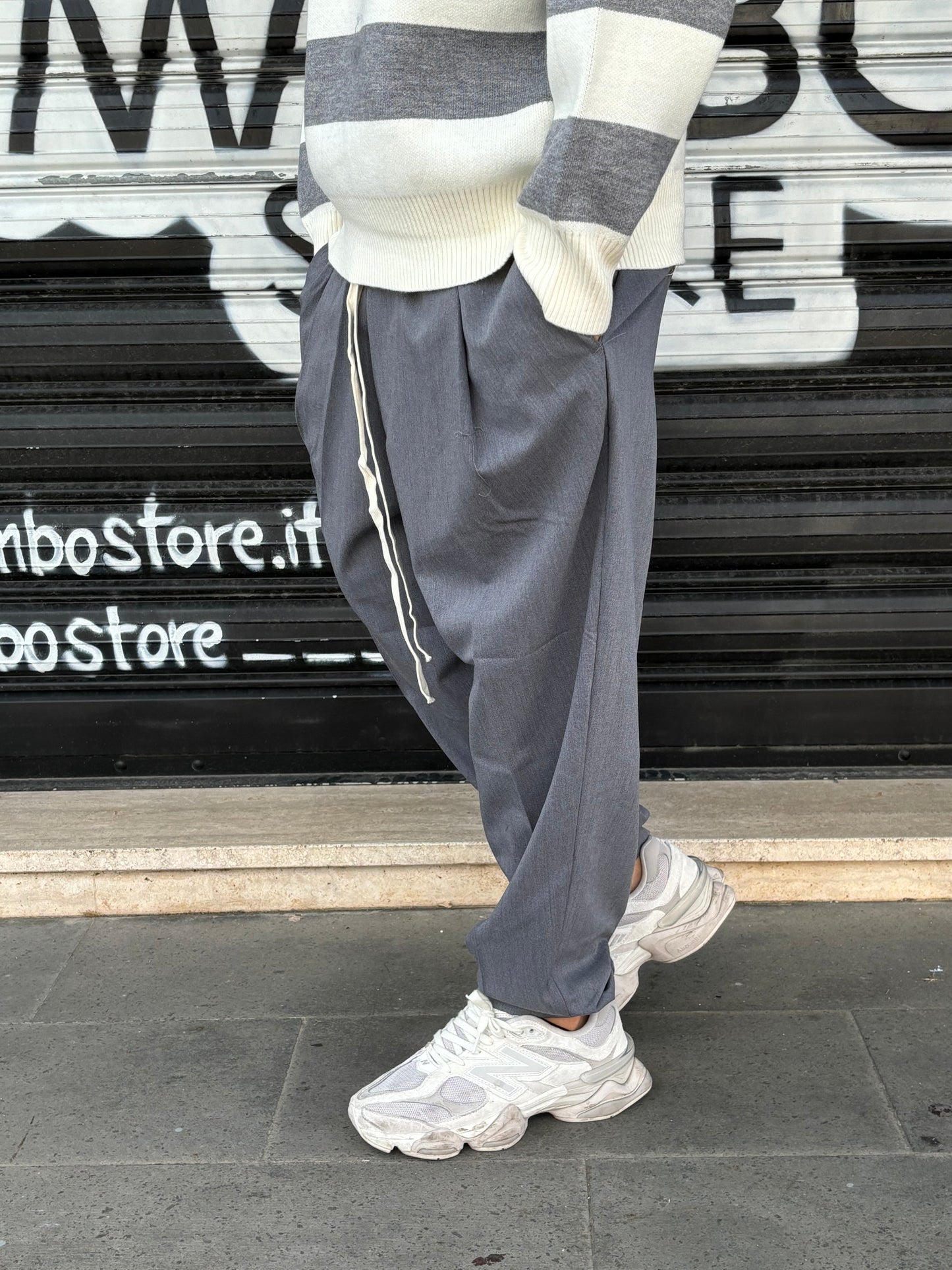 Pantalone elegante grigio