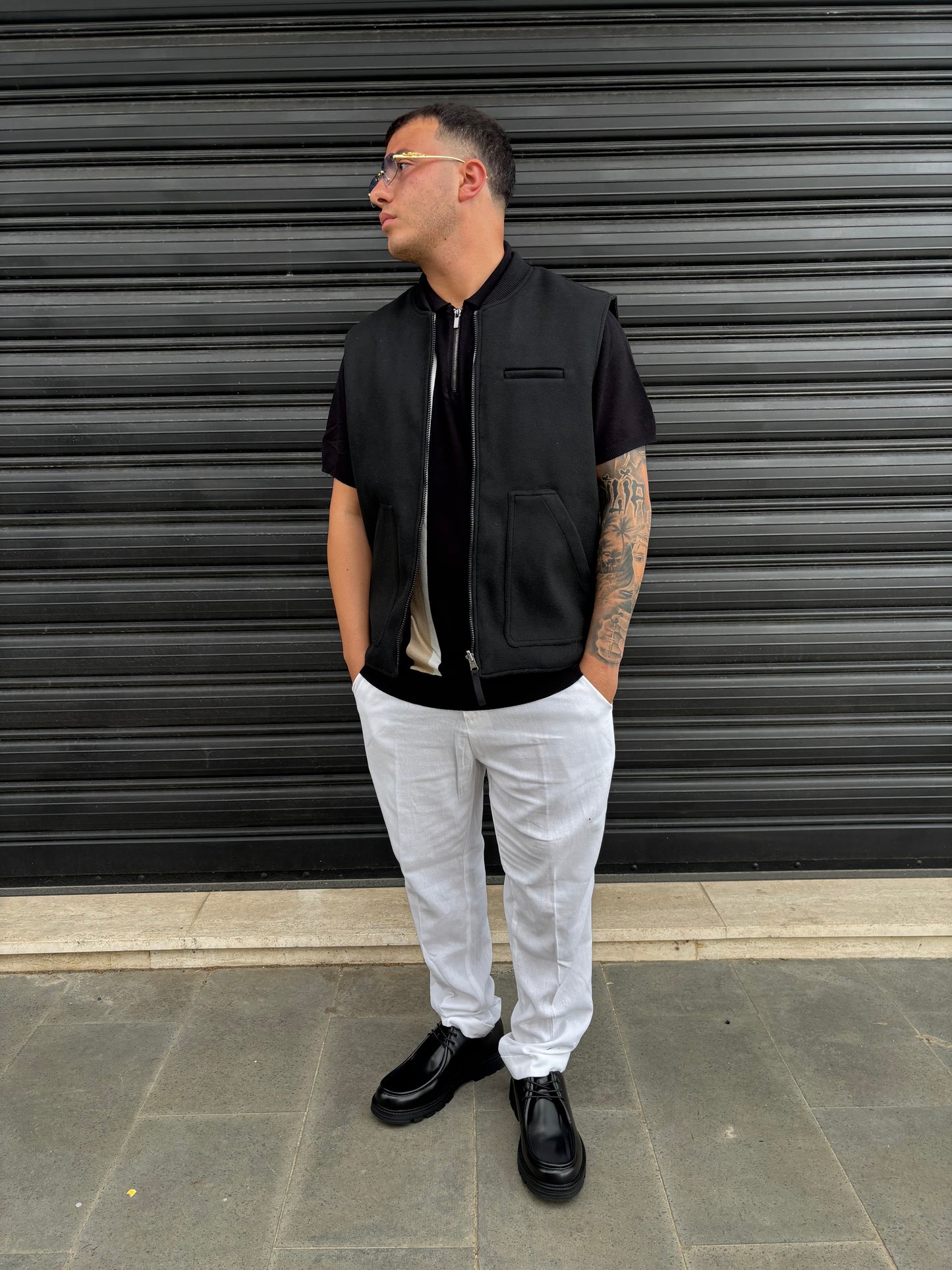 Smanicato tash nero