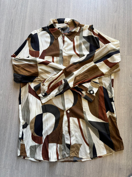 Camicia colour brown