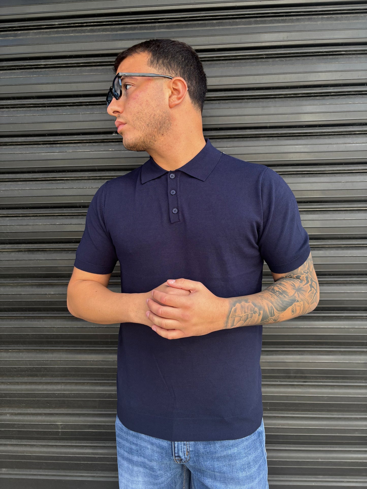 Polo blu