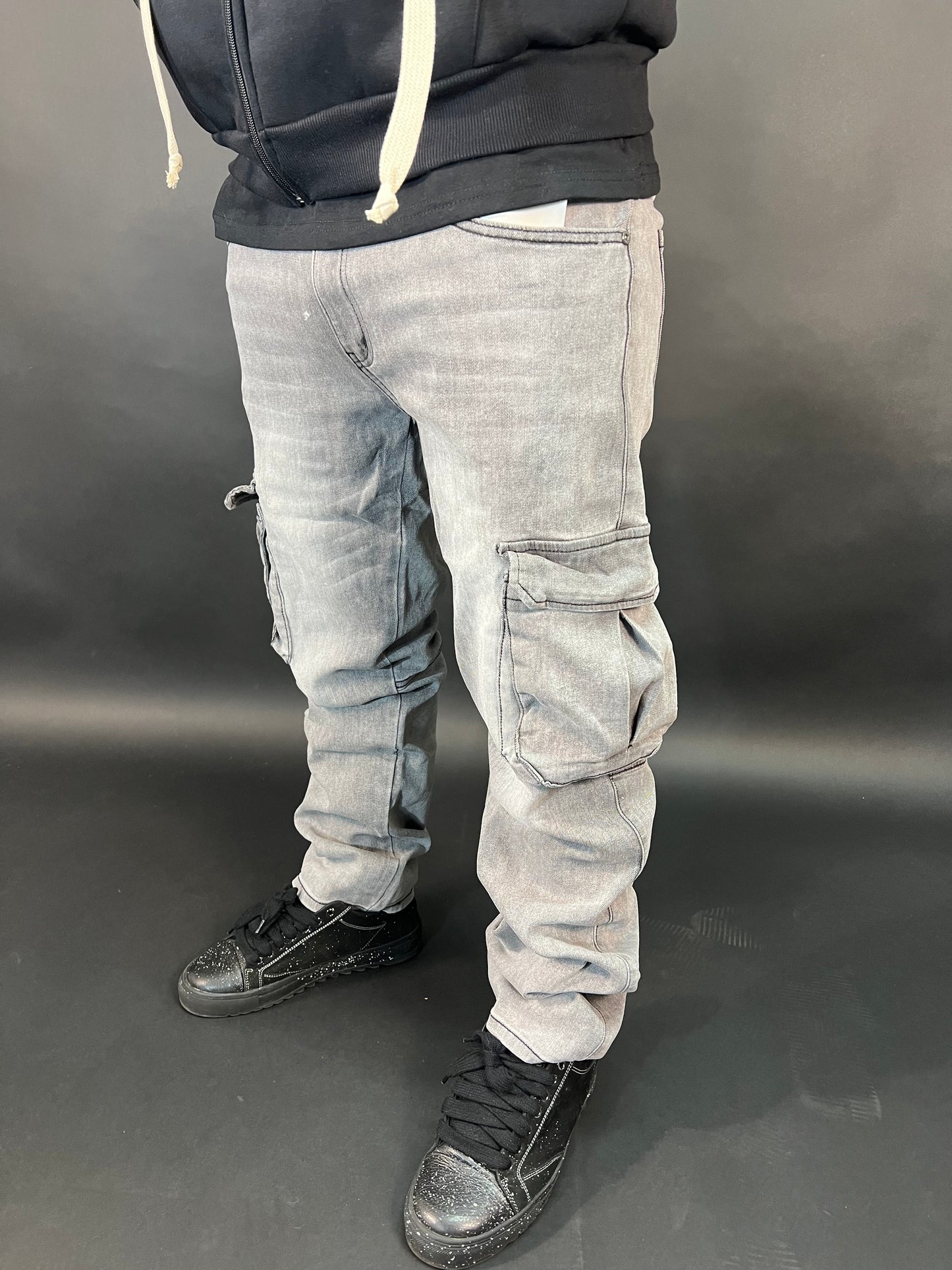 Jeans cargo Grigio chiaro
