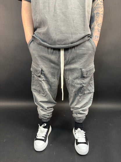Completo qyb dark grey cargo