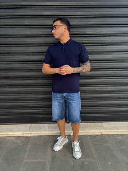 Polo blu