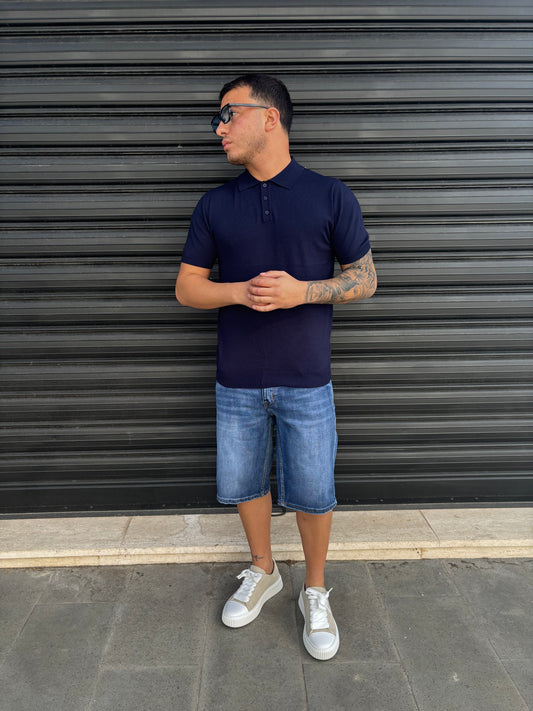 Polo blu
