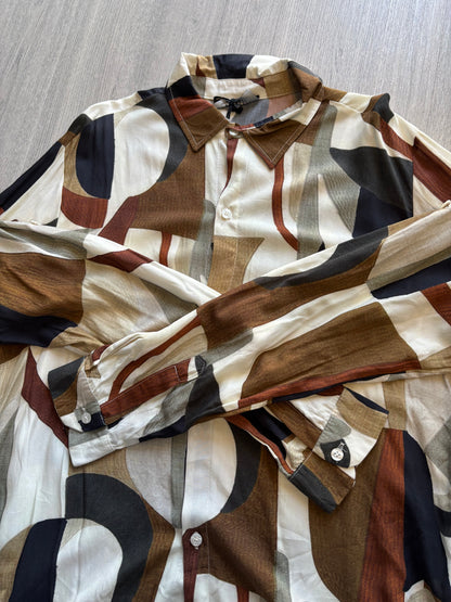 Camicia colour brown