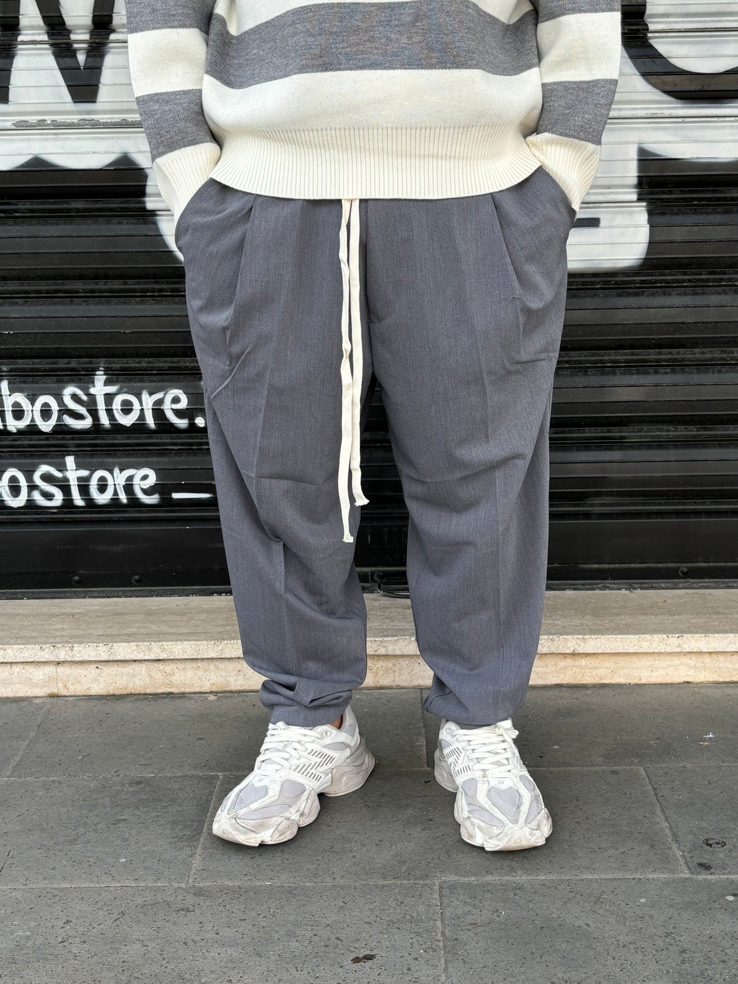 Pantalone elegante grigio