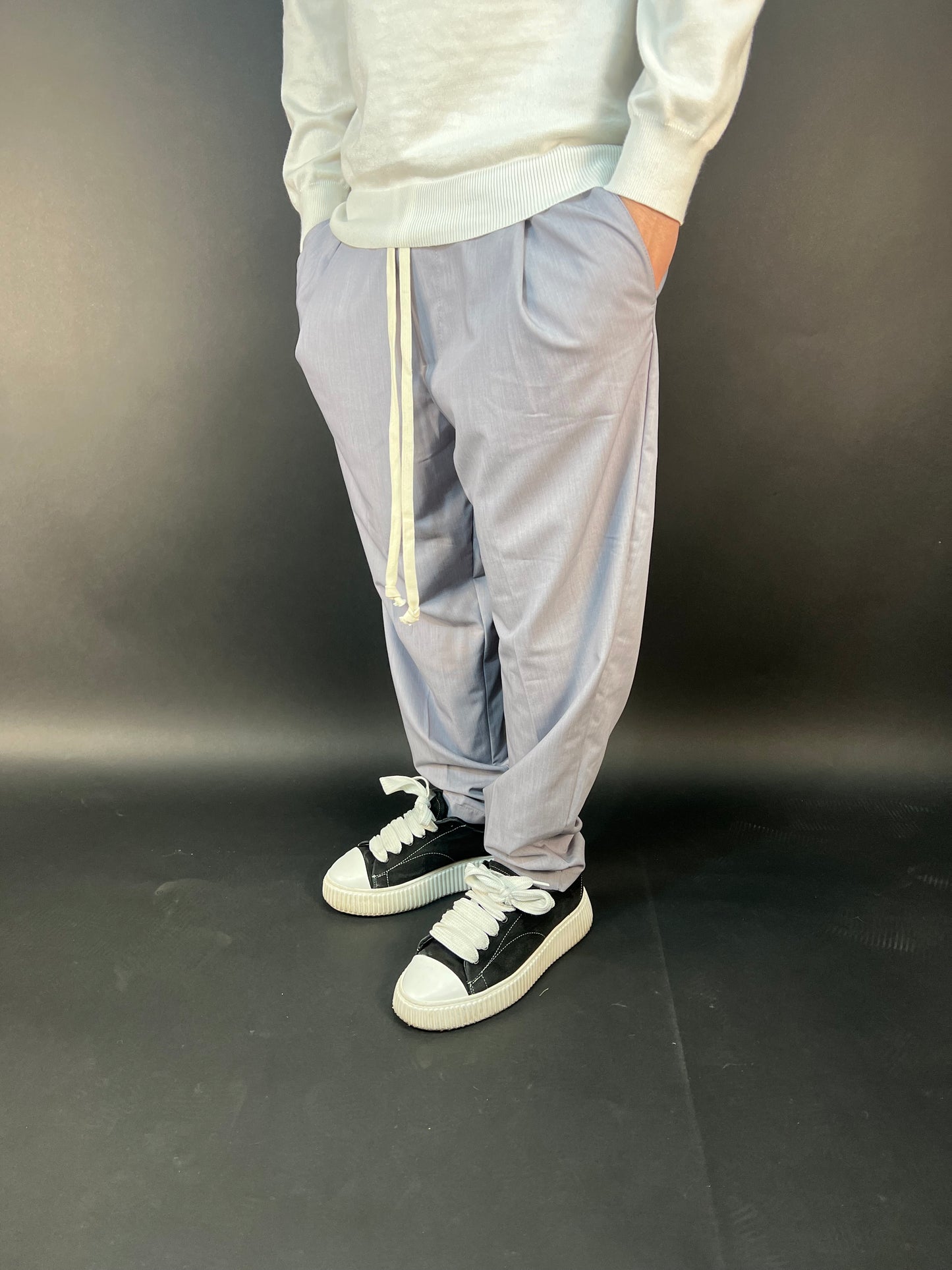 Pantalone elegante grigio chiaro jb
