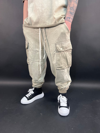 Completo qyb con cargo crema