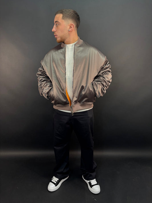Giacca drapped bronzo oz