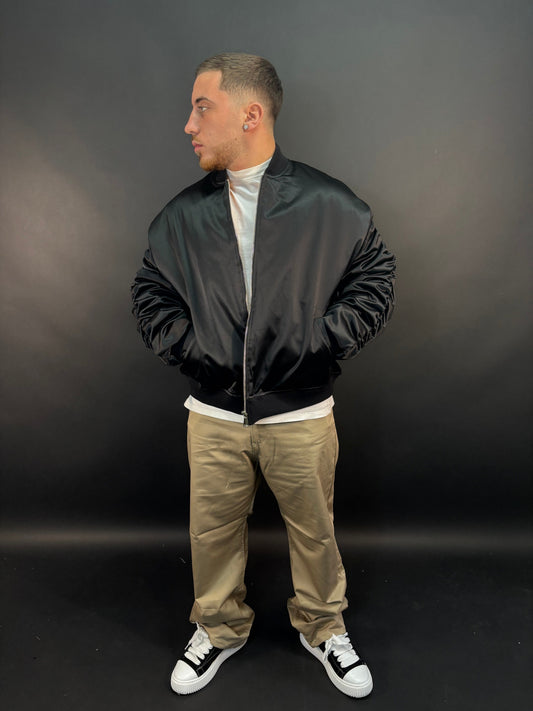 Giacca drapped nero oz