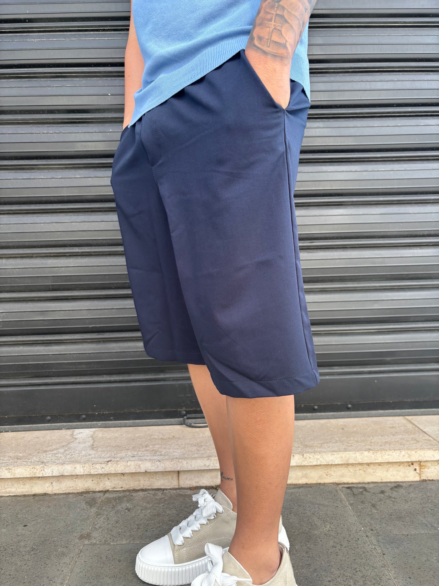 Pantaloncino classico blu